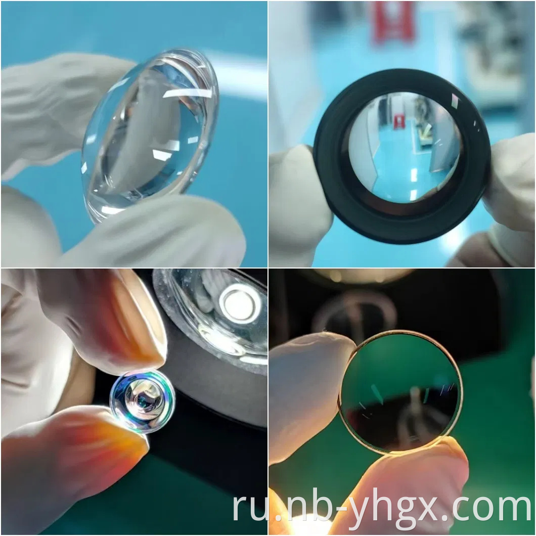 Асферическая линза ODM. Стеклянная плосковыпуклая асферическая линза с покрытием Ar для лазерной фокусировки, сварочной резки.